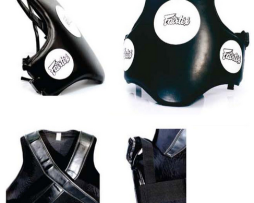 Fairtex Trainer's Protective Vest - TV1 - Black - Designed for punches, hooks, foot jabs, knees, combination drills