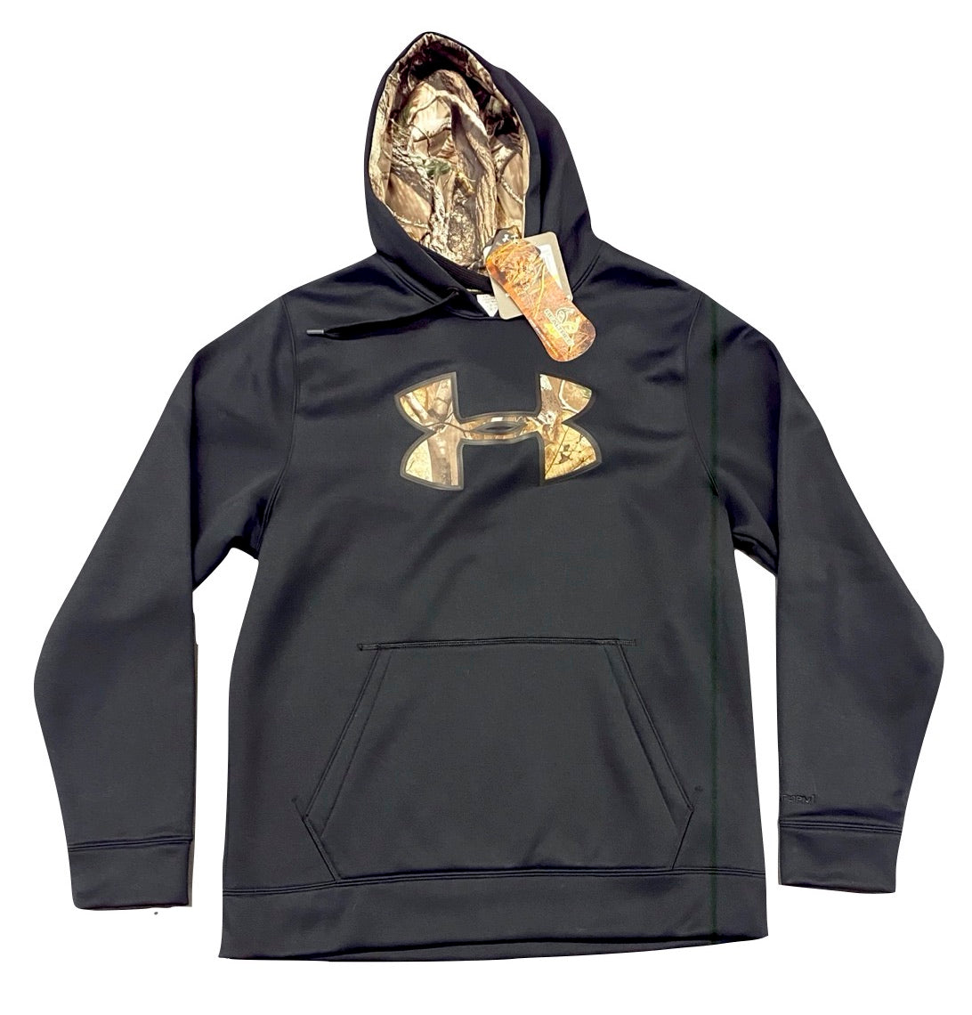 Under Armour Storm1 Black and Camouflage Fleece Team Hoodie
