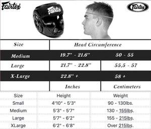 Fairtex Padded Top Diagonal Vision Headgear - HG13PD  - Genuine Leather