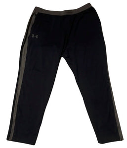 Under Armour Pants Womens Large Black Fitted Cold Gear Zipper Bottoms  Pockets 