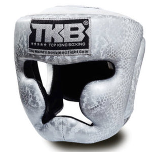 TOP KING "Super Snake" Head Guard- TKHGSS-02 - Made in Thailand from genuine leather.