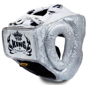 TOP KING "Super Snake" Head Guard- TKHGSS-02 - Made in Thailand from genuine leather.