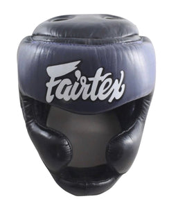 Fairtex Padded Top Diagonal Vision Headgear - HG13PD  - Genuine Leather