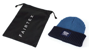 Fairtex Beanie Winter Hat - BN7 - Blue - Nylon Bag Packaging Included