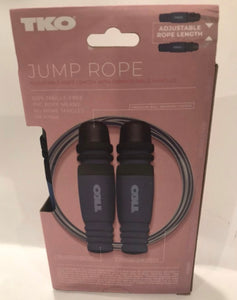 TKO Soft padded grip jump rope - 9 Feet Long