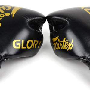 Fairtex "Glory" Hook & Loop Tribal Boxing Gloves - Genuine Leather - BGVG2