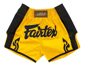 FAIRTEX SLIM CUT MUAY THAI SHORTS - BS1701 - Yellow