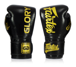 Fairtex Glory Competition Velcro Muay Thai Kickboxing Gloves - Genuine Leather - BGVG1