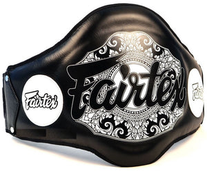 Fairtex Lightweight Belly Pad - BPV2 - extra strong top grain cowhide leather