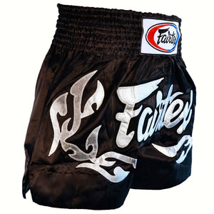 FAIRTEX "ETERNAL SILVER" MUAY THAI KICKBOXING SHORTS