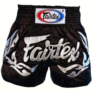 FAIRTEX "ETERNAL SILVER" MUAY THAI KICKBOXING SHORTS