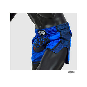 FAIRTEX SLIM CUT MUAY THAI SHORTS - BS1702 - Blue