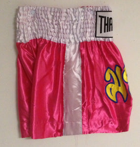 MUAY KICKBOXING "THAI BOXING" SHORTS - TBS-PINK