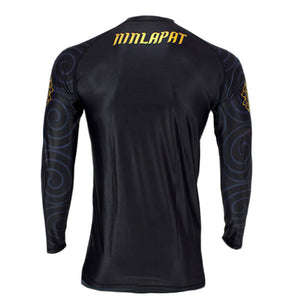 Fairtex Long Sleeve Grappling Rash Guard - RG6 - 80% nylon and 20% spandex for a comfortable tight fit