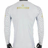 Fairtex Long Sleeve Rash Guard - RG7 - White - Ideal for MMA Training and Competition
