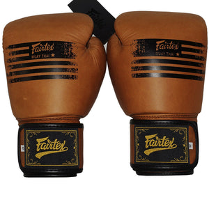 Fairtex "Legacy" Genuine Leather Boxing Gloves - BGV21 - Brown