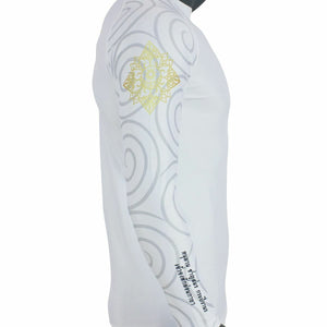 Fairtex Long Sleeve Rash Guard - RG7 - White - Ideal for all MMA and Grappling Training