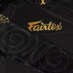 Fairtex Long Sleeve Grappling Rash Guard - RG6 - 80% nylon and 20% spandex for a comfortable tight fit