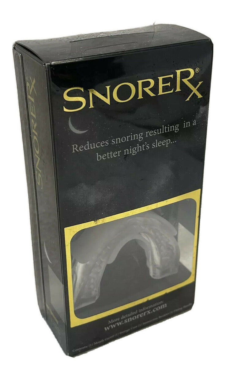 SNORERX Anti-Snore Mouthguard-Reduces Snoring Resulting in a Better ...