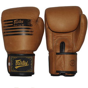 Fairtex "Legacy" Genuine Leather Boxing Gloves - BGV21 - Brown