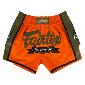 FAIRTEX SLIM CUT MUAY THAI SHORTS - BS1705 - Orange