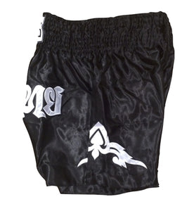 MUAY KICKBOXING "THAI BOXING" SHORTS -TBS-BLACK