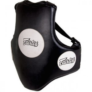 Fairtex Trainer's Protective Vest - TV1 - Black - Designed for punches, hooks, foot jabs, knees, combination drills