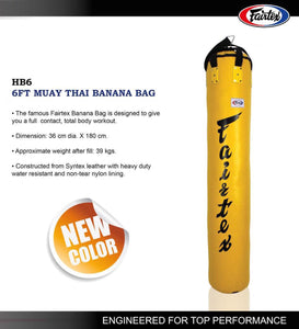 FAIRTEX 6FT BANANA BAG